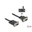 Delock Serial Cable RS-232 D-Sub9 female to D-Sub9 female Power Connection at Pin 9 5 m
