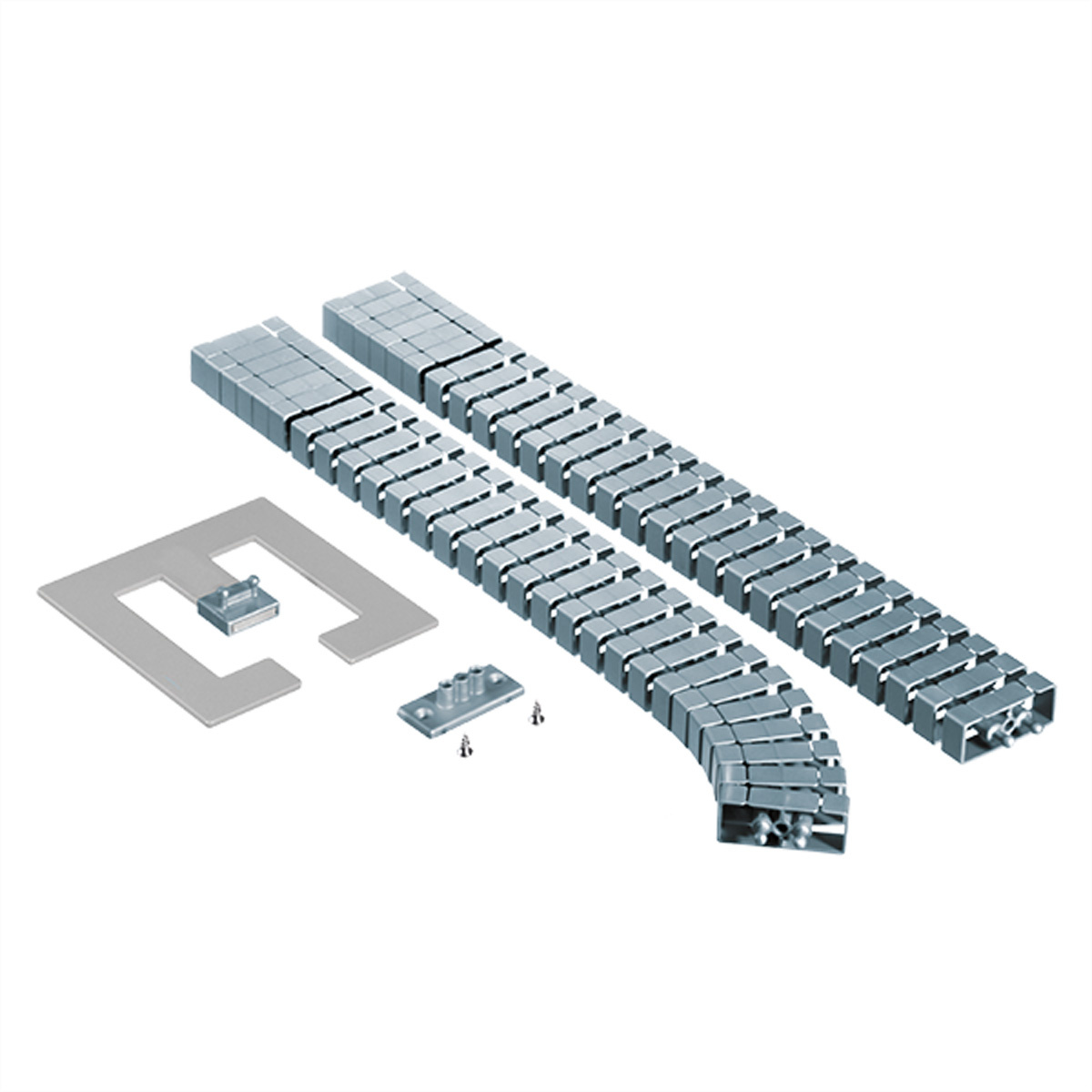 930.023 - Flexible cable guide 22x55x750mm silver 930.023