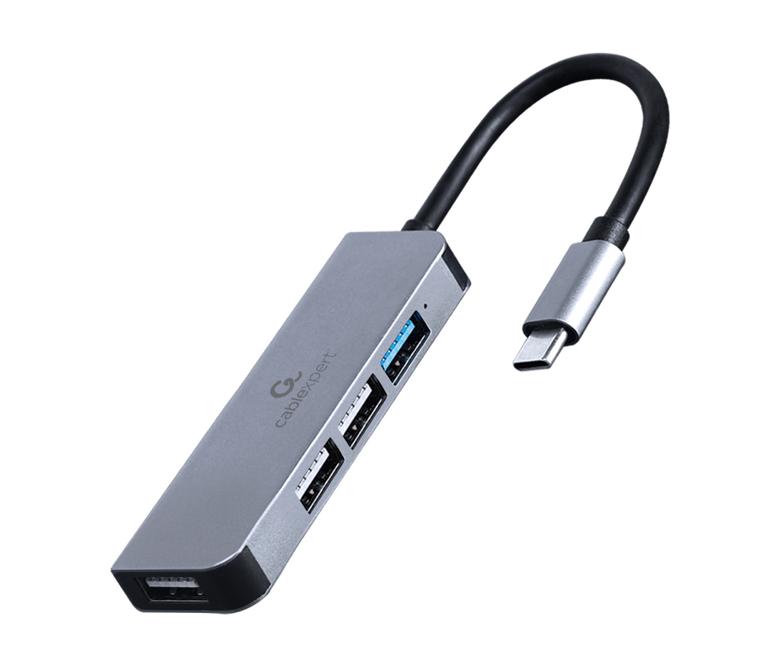4-poorts USB type-C hub (1 x USB 3.1 + 3 x USB 2.0)