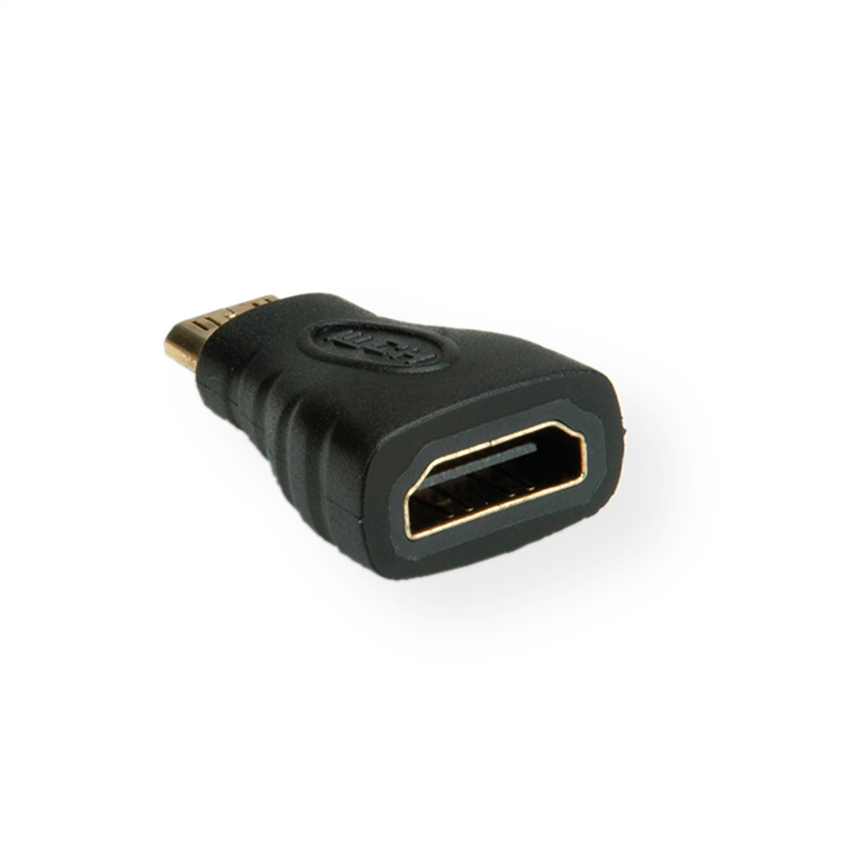 Roline Secomp HDMI/mini HDMI, F/M. Aansluiting 1: HDMI Type A, Aansluiting 2: HDMI Type C (Mini). Kleur van het product: Zwart