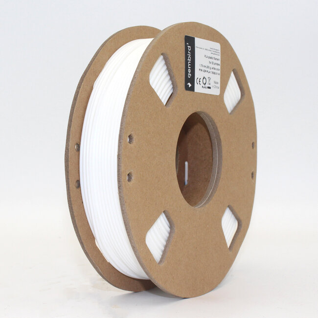 PLA Wit 1.75 mm, 200gr. T.b.v. GEMMA 3D printer