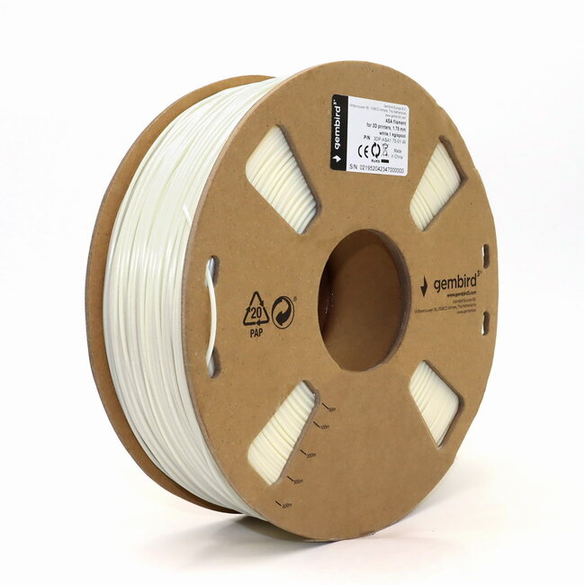 ASA filament, wit, 1.75 mm, 1 kg
