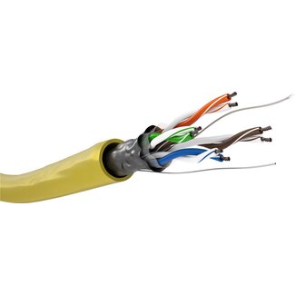 Goobay Goobay CAT 5e Network Cable, F/UTP, 100 m, yellow