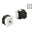 Delock Easy 45 Grounded Power Socket with a 45° arrangement 45 x 45 mm