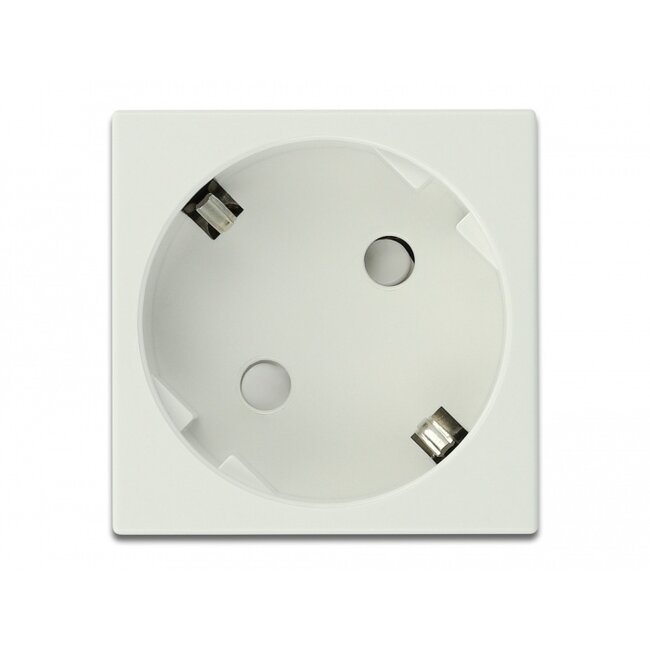 Delock Easy 45 Grounded Power Socket with a 45° arrangement 45 x 45 mm