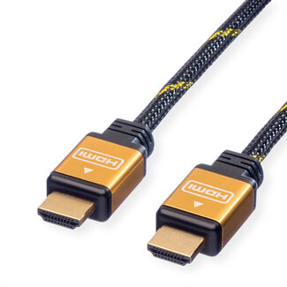 Roline ROLINE GOLD HDMI High Speed Kabel, M/M, 15 m