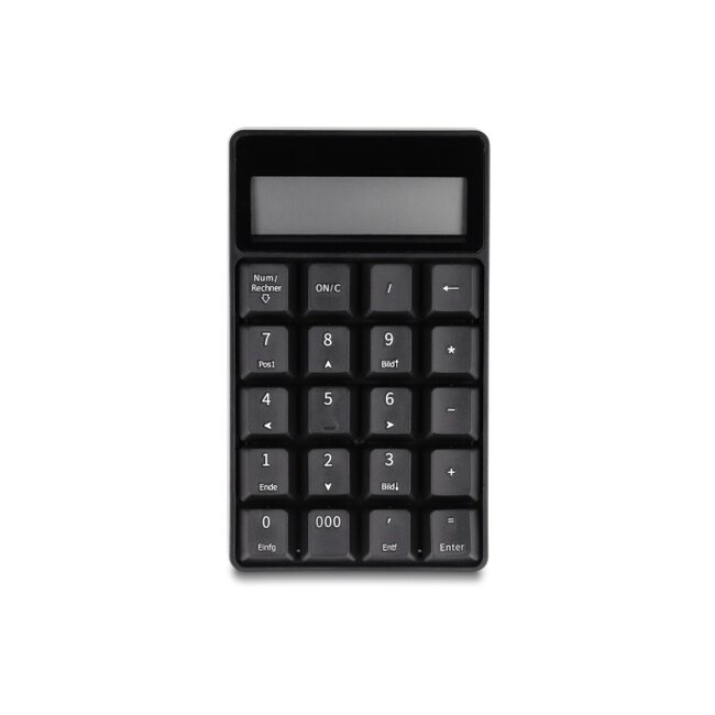 Delock 2 in 1 USB Type-A Keypad with Calculator function 2.4 GHz wireless black