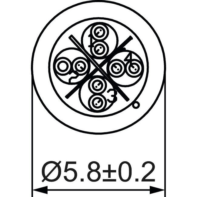 Goobay CAT 6 network cable, U/UTP, white 305 m