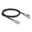 Delock USB 2.0 Cable Type-A male to USB Type-C™ male angled with LED and Fast Charging 60 W 1 m