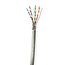 Netwerk Kabel Rol | CAT6 | Solid | S/FTP | CCA | 100.0 m | Binnenshuis | Rond | PVC | Grijs | Gift Box