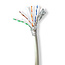 Netwerk Kabel Rol | CAT6a | Solid | S/FTP | Koper | 100.0 m | Binnenshuis | Rond | LSZH | Grijs | Gift Box