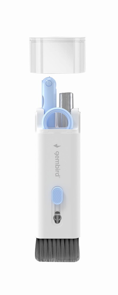 7-in-1 Reinigingsset - Inclusief spray en diverse borstels - Wit