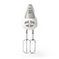 Handmixer | 200 W | 5-Snelheden | Turbo-functie | 2 Deeghaken / 2 Kloppers | Grijs / Wit