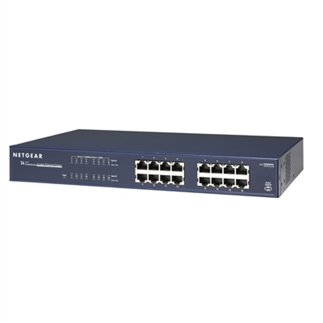 JGS516 Desktop GigaBit Switch, 16x RJ-45