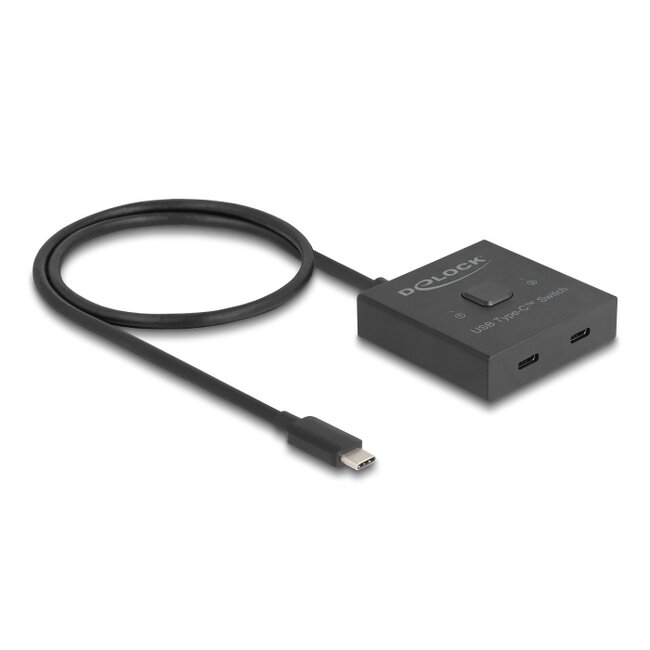 Delock USB 10 Gbps USB Type-C™ Switch 2 to 1 bidirectional 8K