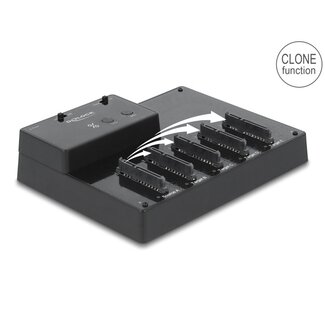DeLOCK Delock USB 5 Gbps Docking and Clone Station for 5 x 2.5″ SATA HDD / SSD