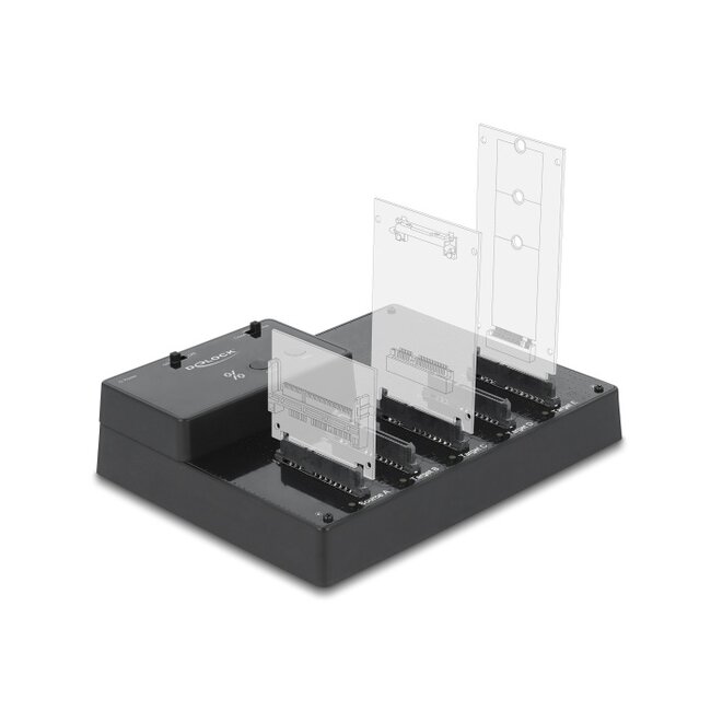 Delock USB 5 Gbps Docking and Clone Station for 5 x 2.5″ SATA HDD / SSD