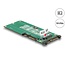 Delock Converter U.2 SFF-8639 NVMe / SATA 22 pin > 1 x M.2 Key M