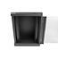 Delock 10″ Network Cabinet with glass door 8U black