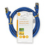 CAT5e Netwerkkabel | SF/UTP | RJ45 Male | RJ45 Male | 2.00 m | Rond | PVC | Blauw | Label