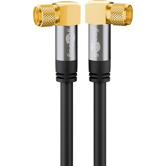 Goobay Goobay SAT Antenna Cable (135 dB), 4x Shielded 1 m