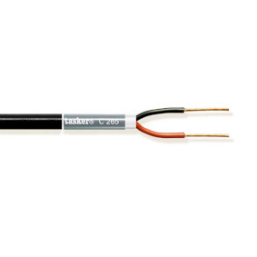 Tasker C265 speakerkabel zwart per meter