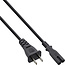 InLine® power cable China plug to Euro8 IEC-C7, black, 1.8m