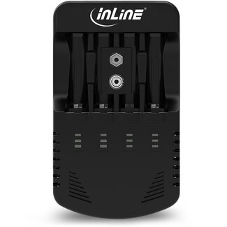 InLine® InLine® Battery Charger NiMH/NiCd, AA AAA and 9V