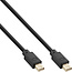 InLine® Mini DisplayPort 1.4 Cable M/M, black/gold, 1m