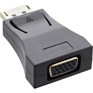 InLine® InLine® DisplayPort Converter, DisplayPort male to VGA female, FullHD/60Hz, black/gold