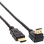 InLine® High Speed HDMI Cable with Ethernet angled gold plated 1.5m