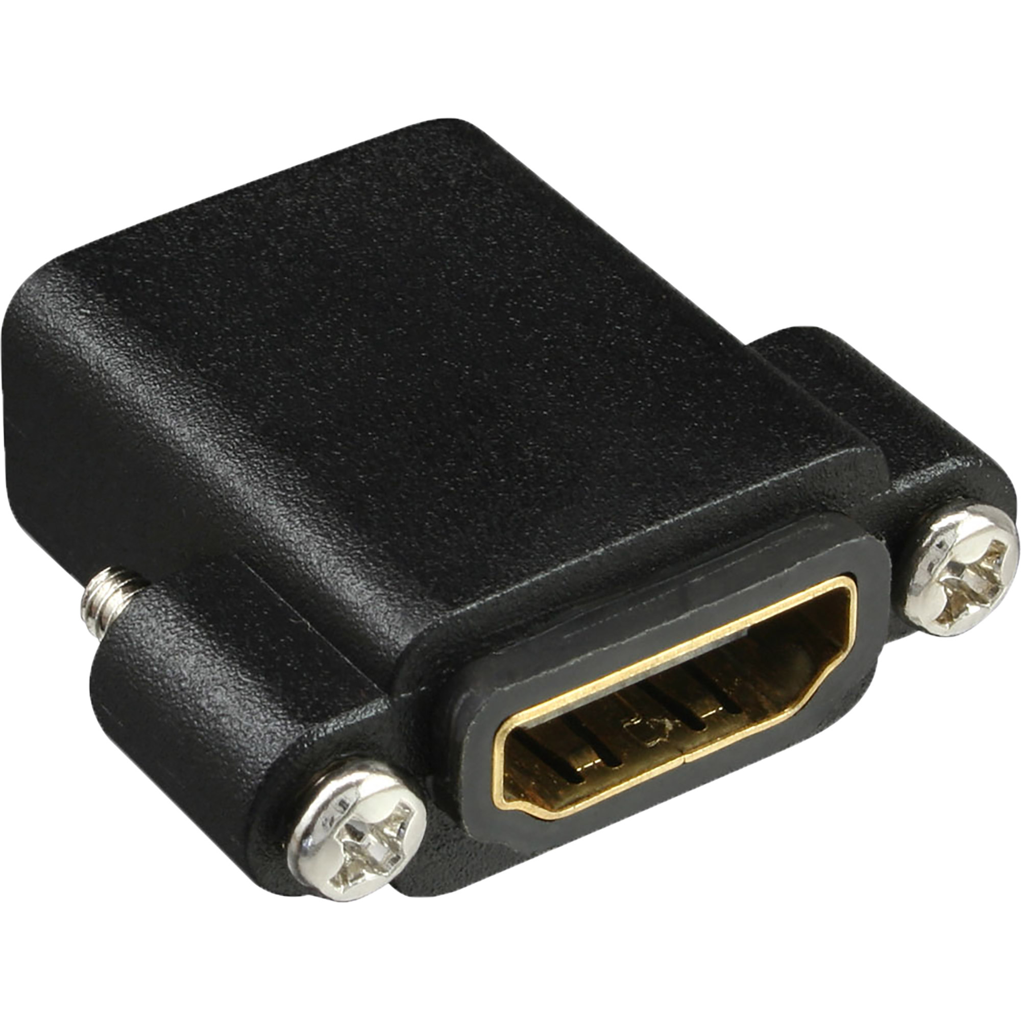 InLine 17600N. Aansluiting 1: HDMI A female, Aansluiting 2: HDMI A, Contact geleider materiaal: Goud. Kleur van het product: Zwart