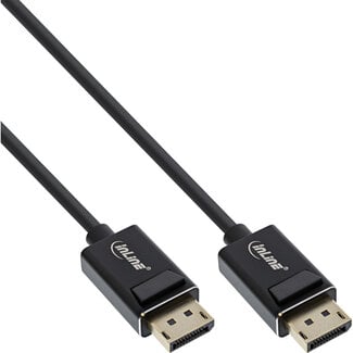 InLine® InLine® DisplayPort 2.0 cable, 8K4K UHBR, black, gold-plated contacts, 3m