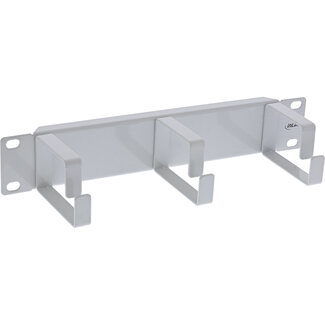 InLine® InLine® 10" Cable management panel, 3 brackets, RAL 7035 grey