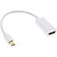 InLine® Mini DisplayPort HDMI Adaptor with Audio, mini DisplayPort male to HDMI female, 4K/30Hz, white, 0.15m