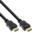 InLine® HiD High Speed HDMI Cable with Ethernet, 4K2K, M/M, black, golden contacts, 5m