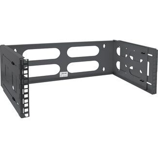 InLine® InLine® 19" foldable rack, 4U, 24-40cm depth, black