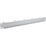 InLine® 19" Cable management panel, 5 large brackets, RAL7035, grey