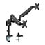 InLine® Desktop Mount with Lifter movable for two Displays up to 82cm 32" max. 9kg