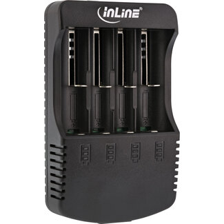 InLine® InLine® Charger for Lithium and NiCd+NiMH batteries, with Powerbank function