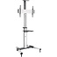 InLine® Height Adjustable TV Cart, for LED-TV 37"-70" (94-178cm), max. 50kg