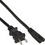 InLine® Japan to Euro8 IEC-C7 power cable, black, 1.8m