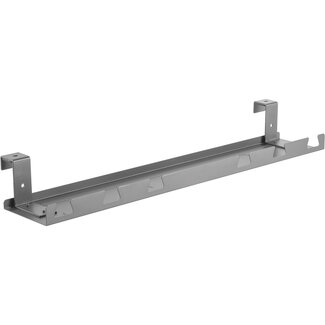 InLine® InLine® Cable guide/shelf for under-table mounting, grey