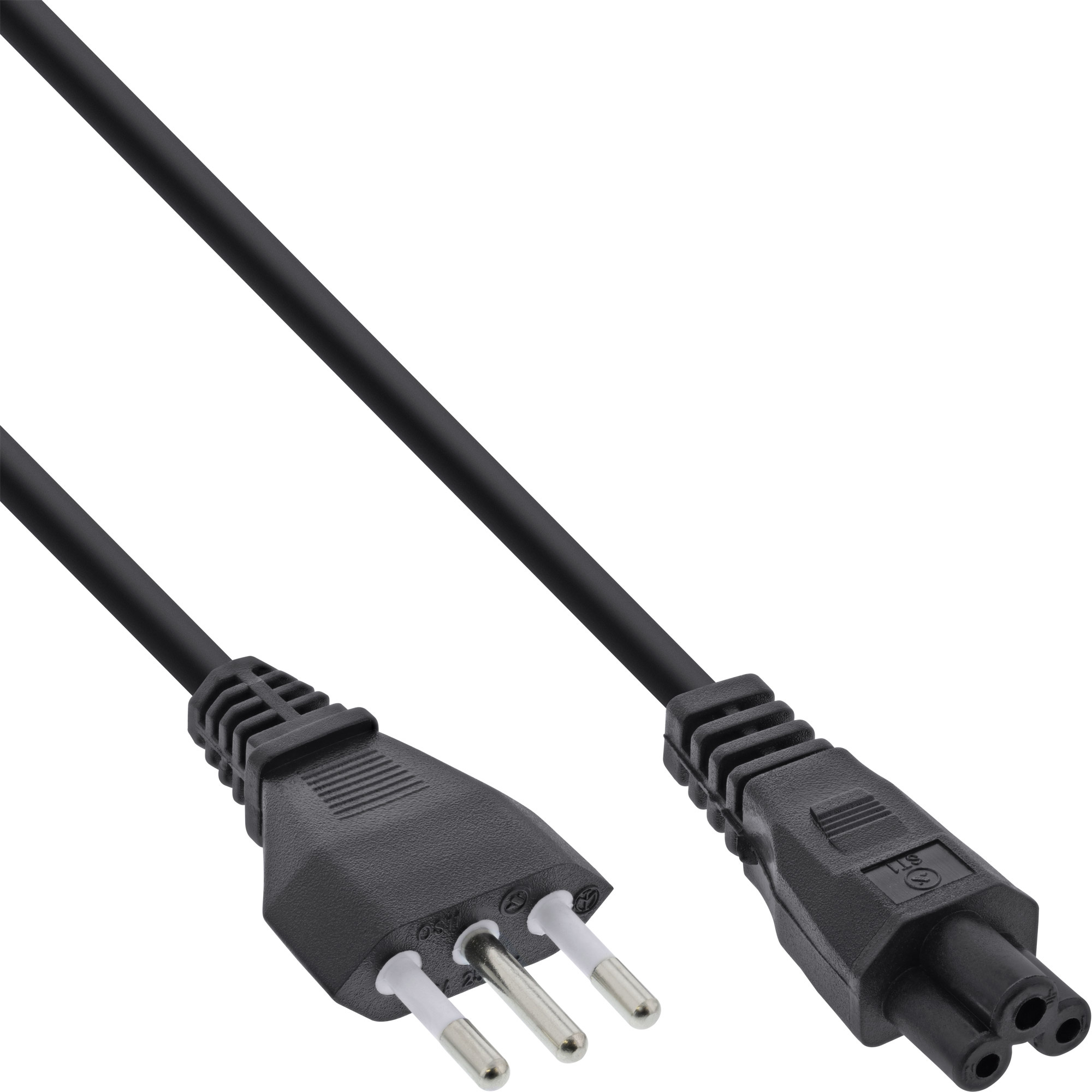 InLine 16656S. Snoerlengte: 2 m, Aansluiting 1: Netstekker type L