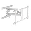 InLine® Premium Aluminium Wall Mount, for Flat TV (37-80"),  max. 70kg, white