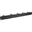 InLine® 19" Cable management panel, 5 small brackets, RAL9005, black
