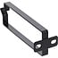 InLine® Cable bracket, metal, 40x129mm black