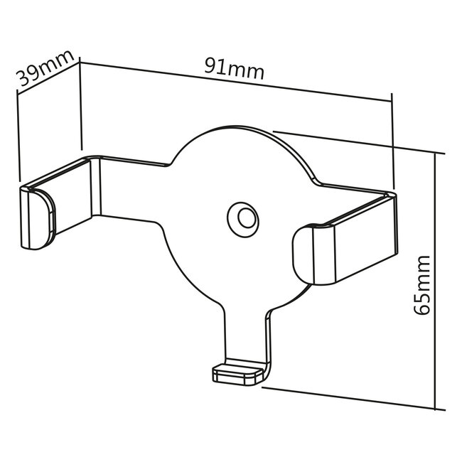 InLine® Wall mount for Amazon Echo Dot (2. Generation)