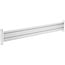 InLine® Slatwall Panel Aluminium, for table mounting, 1m