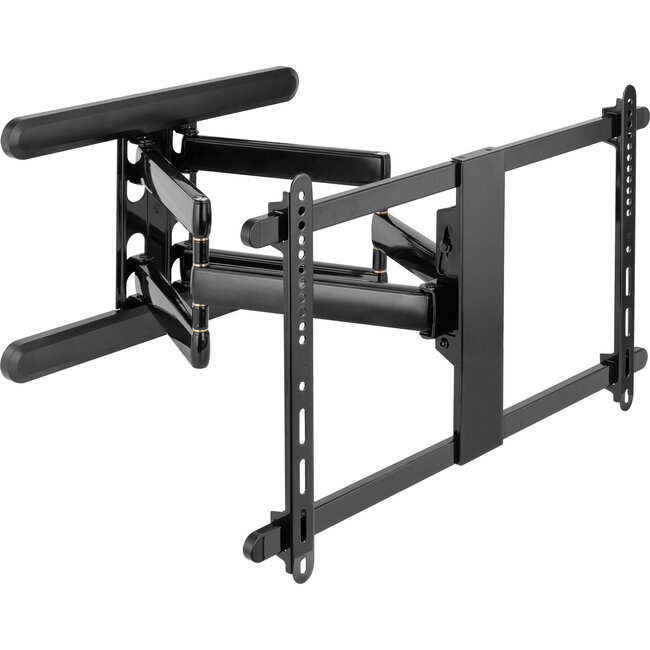 InLine® Premium aluminium wall mount, for flat screen TV (37-80"), max. 70kg, black